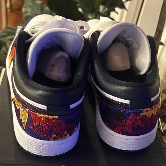 Jordan White and Multicolor Men's Sneakers - Picture 3 of 7